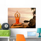 Beautiful Young Woman Doing Wall Decal