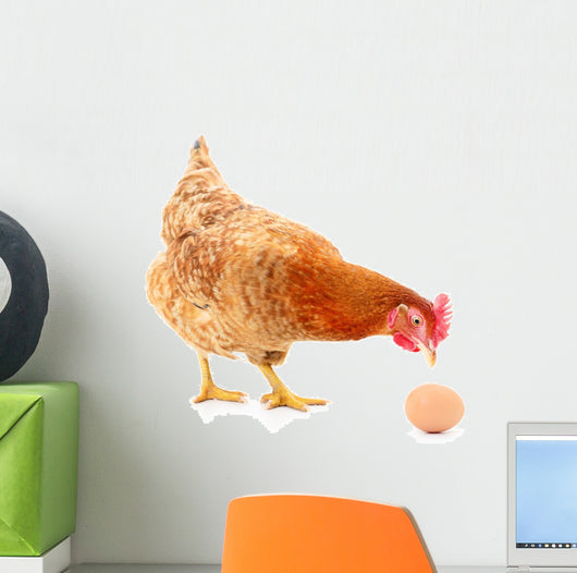 Hen and Egg Wall Decal Design 2
