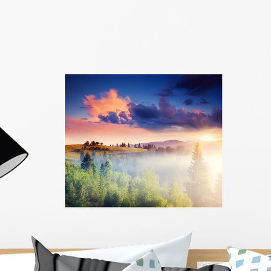Morning Mountain Wall Decal