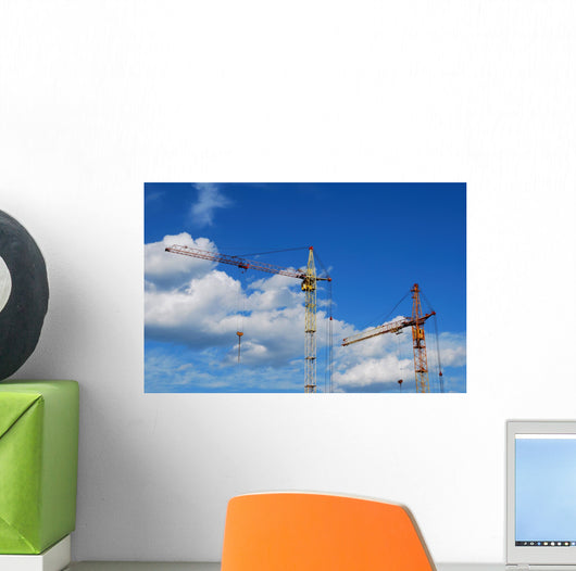 Tower Cranes Wall Decal