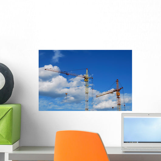 Tower Cranes Wall Decal