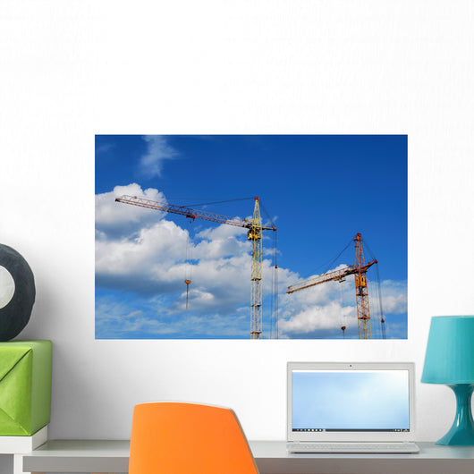 Tower Cranes Wall Decal