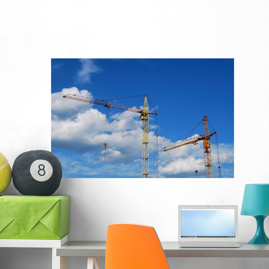 Tower Cranes Wall Decal