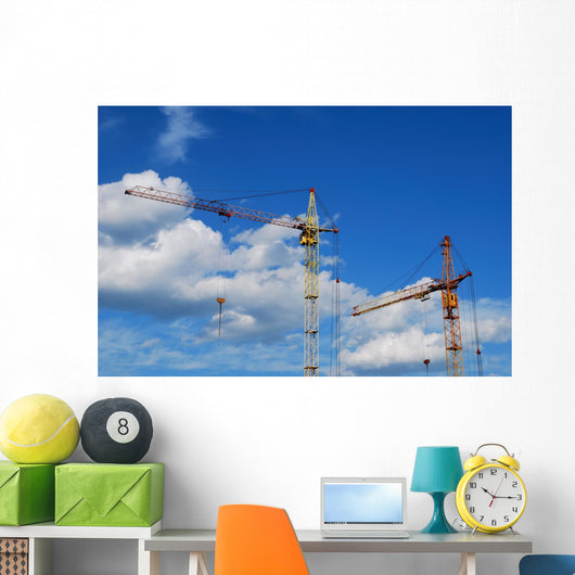 Tower Cranes Wall Decal
