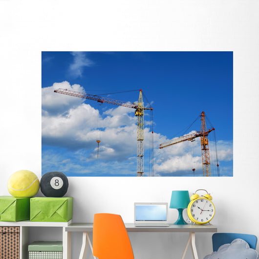 Tower Cranes Wall Decal