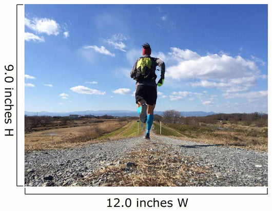 Male Runner Long Country Wall Decal