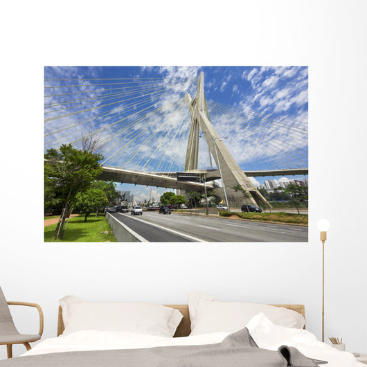Octavio Frias Oliveira Bridge Wall Decal