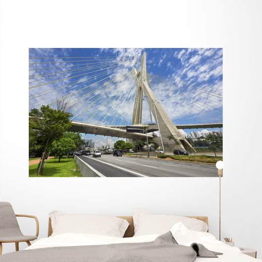 Octavio Frias Oliveira Bridge Wall Decal