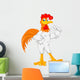 Cute Rooster Cartoon Wall Decal