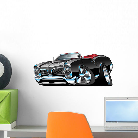 Gto American Muscle Car Wall Decal