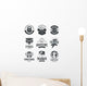 Retro Fitness Wall Stickers Wall Decal