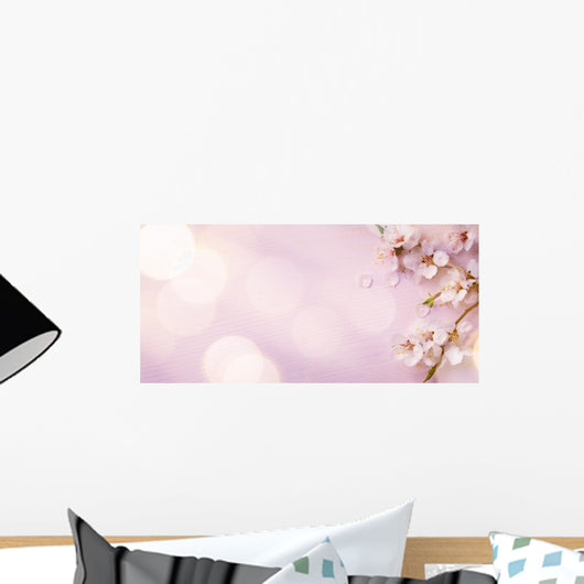 Pink Spring Blossoms Wall Decal