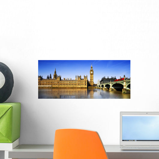 London City Wall Decal Panoramic Wall Decal