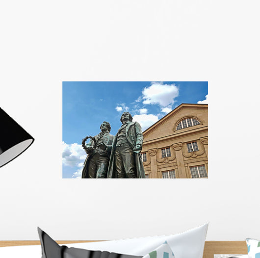 Goethe-schiller Denkmal Vor Deutschen Wall Decal