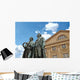 Goethe-schiller Denkmal Vor Deutschen Wall Decal