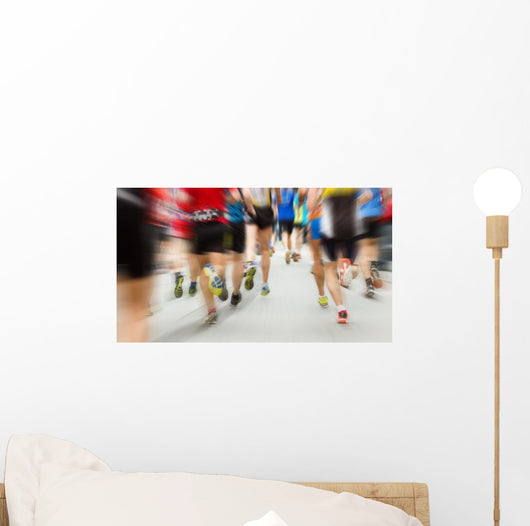 Motion Blurred Runner Wall Decal