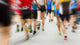 Motion Blurred Runner Wall Decal