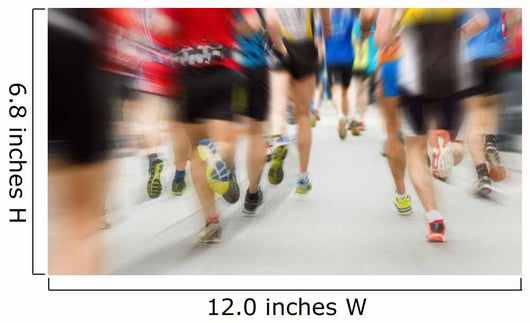 Motion Blurred Runner Wall Decal