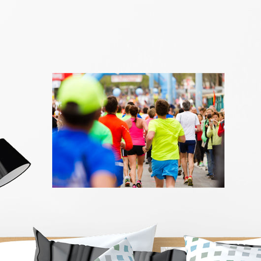 Running Competition Wall Decal