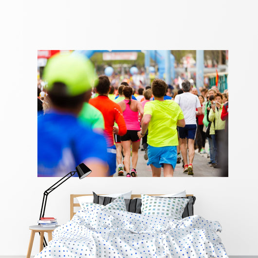Running Competition Wall Decal