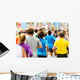 Zieleinlauf Beim Marathon Wall Decal