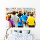 Zieleinlauf Beim Marathon Wall Decal
