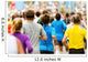Zieleinlauf Beim Marathon Wall Decal