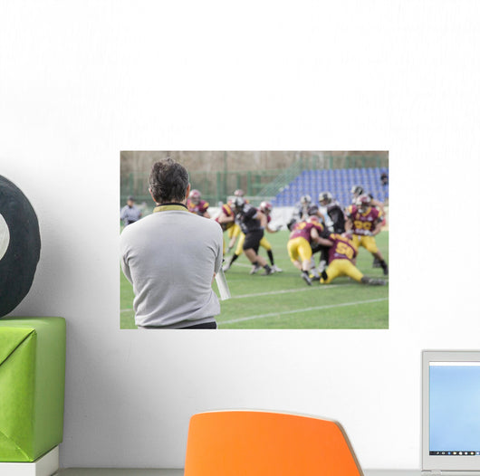 Football Coach Wall Decal