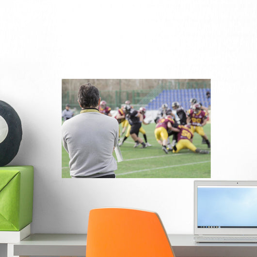 Football Coach Wall Decal