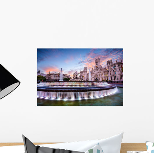 Madrid Spain Cibeles Plaza Wall Decal
