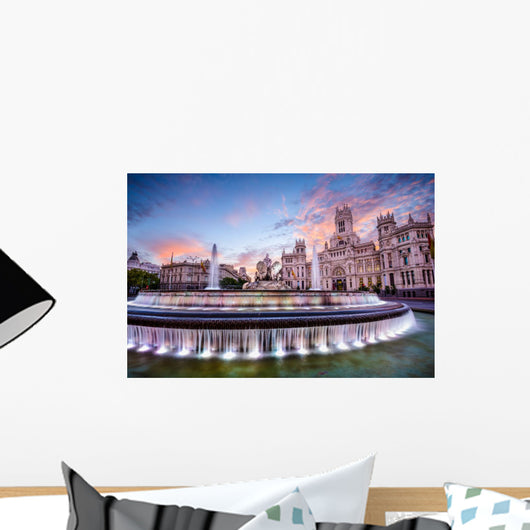 Madrid Spain Cibeles Plaza Wall Decal