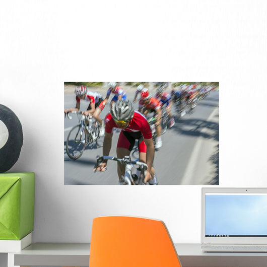 Cycling Race Wall Decal