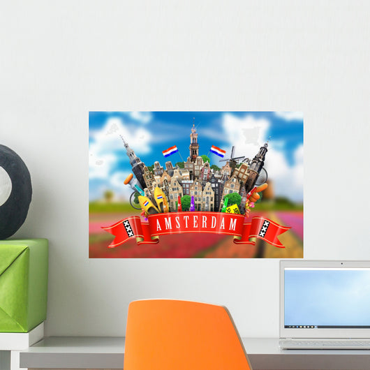 Amsterdam Wall Decal