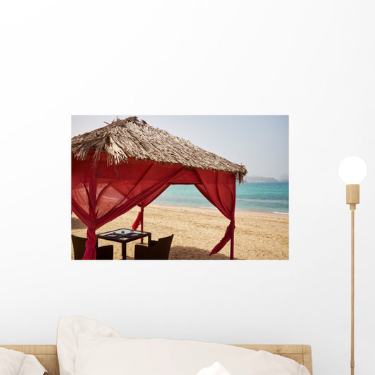 Dinner Table Beach Wall Decal