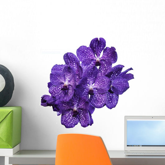 Orchid Purple Flowers Wall Decal