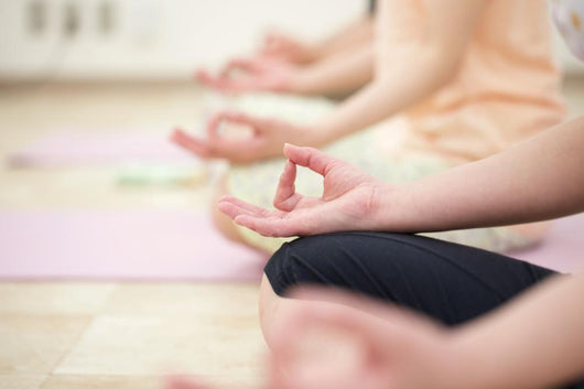 Young Women Do Yoga Wall Decal