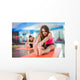 Class and Instructor Doing Wall Decal