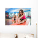 Class and Instructor Doing Wall Decal