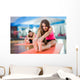 Class and Instructor Doing Wall Decal