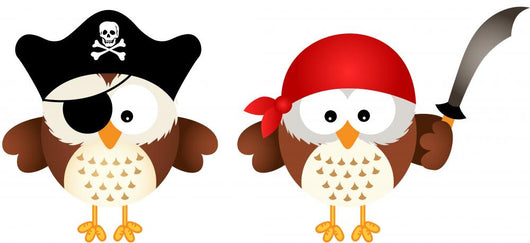 Pirates Owls Wall Stickers Wall Decal