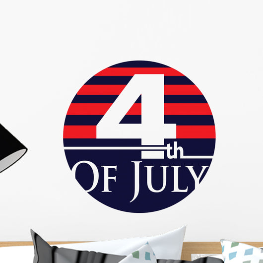 4th July Icon Wall Decal