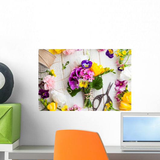 Bunch Flowers Wall Decal