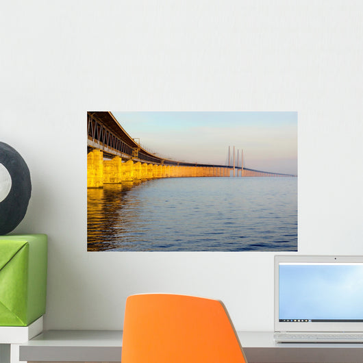 Szwecja Malme Most Przez Wall Decal