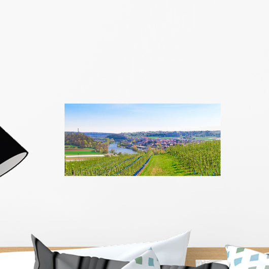 Blick Auf Kirchheim Am Wall Decal