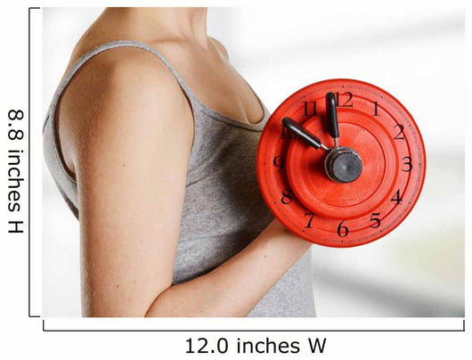 Time for Fitness Wall Decal