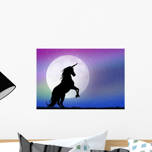 Unicorn Moonlight Wall Decal