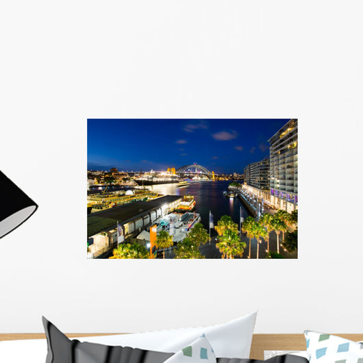 Sydney Harbour Dusk Wall Decal
