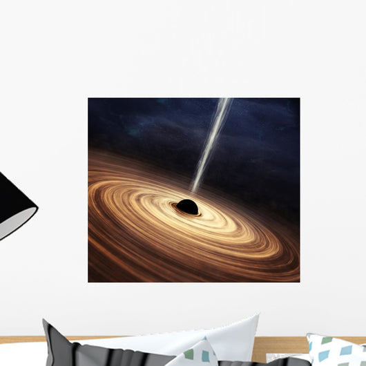 Black Hole Wall Decal Design 1