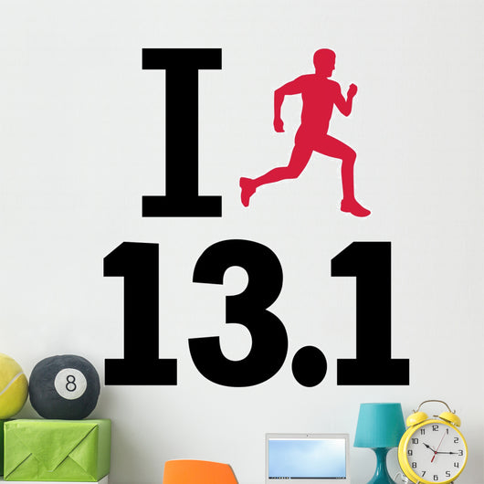 I Love 131 Miles Wall Decal