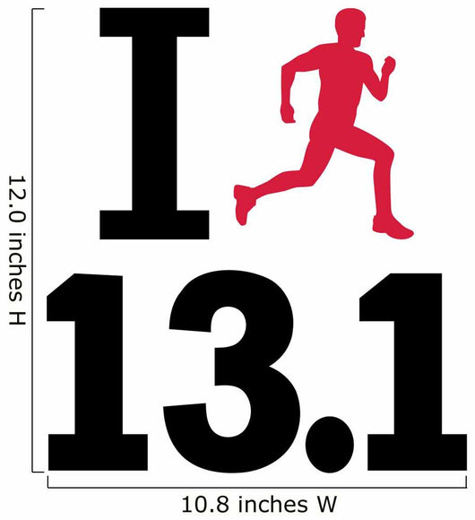 I Love 131 Miles Wall Decal